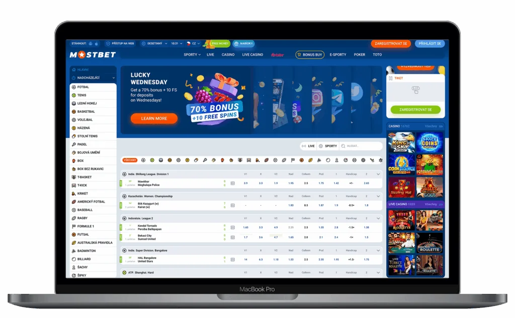 Mostbet Casino Česko